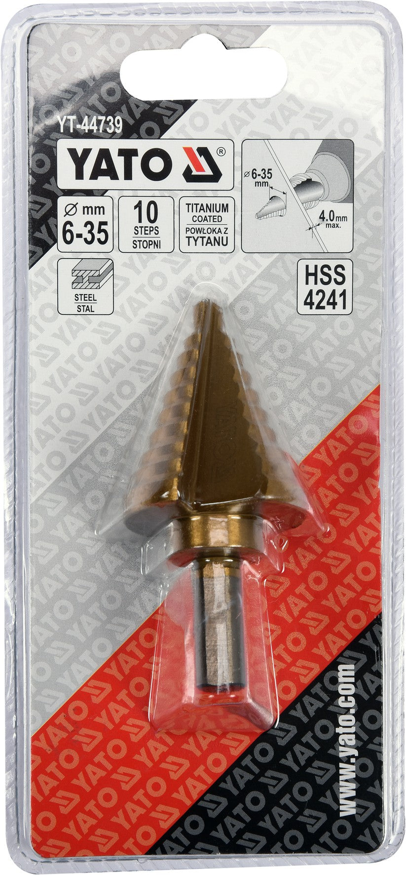 STEP DRILL 6-35MM (YT-44739)