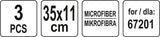 MICROFIBRE FOR STEAM CLEANER 67201 -3PCS (67204)