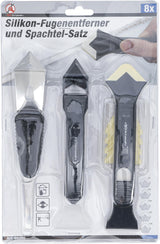 SILICONE TROWEL AND SCRAPER SET | 8 PCS. (85200)