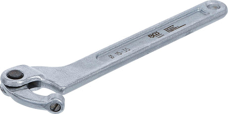 ADJUSTABLE HOOK WRENCH WITH PIN | 15 - 35 MM (74227B)