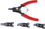 CIRCLIP PLIERS WITH EXCHANGEABLE HEADS | 160 MM | 5 PCS. (454)