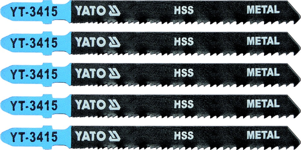 JIG SAW BLADE F.MET. TYPE T 24-10TPI 5PC (YT-3415)