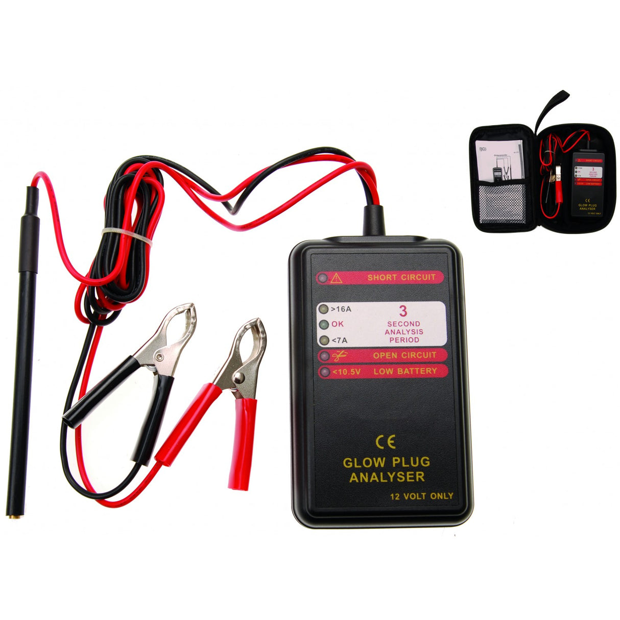 GLOW PLUG ANALYSER | 12 V (2178)