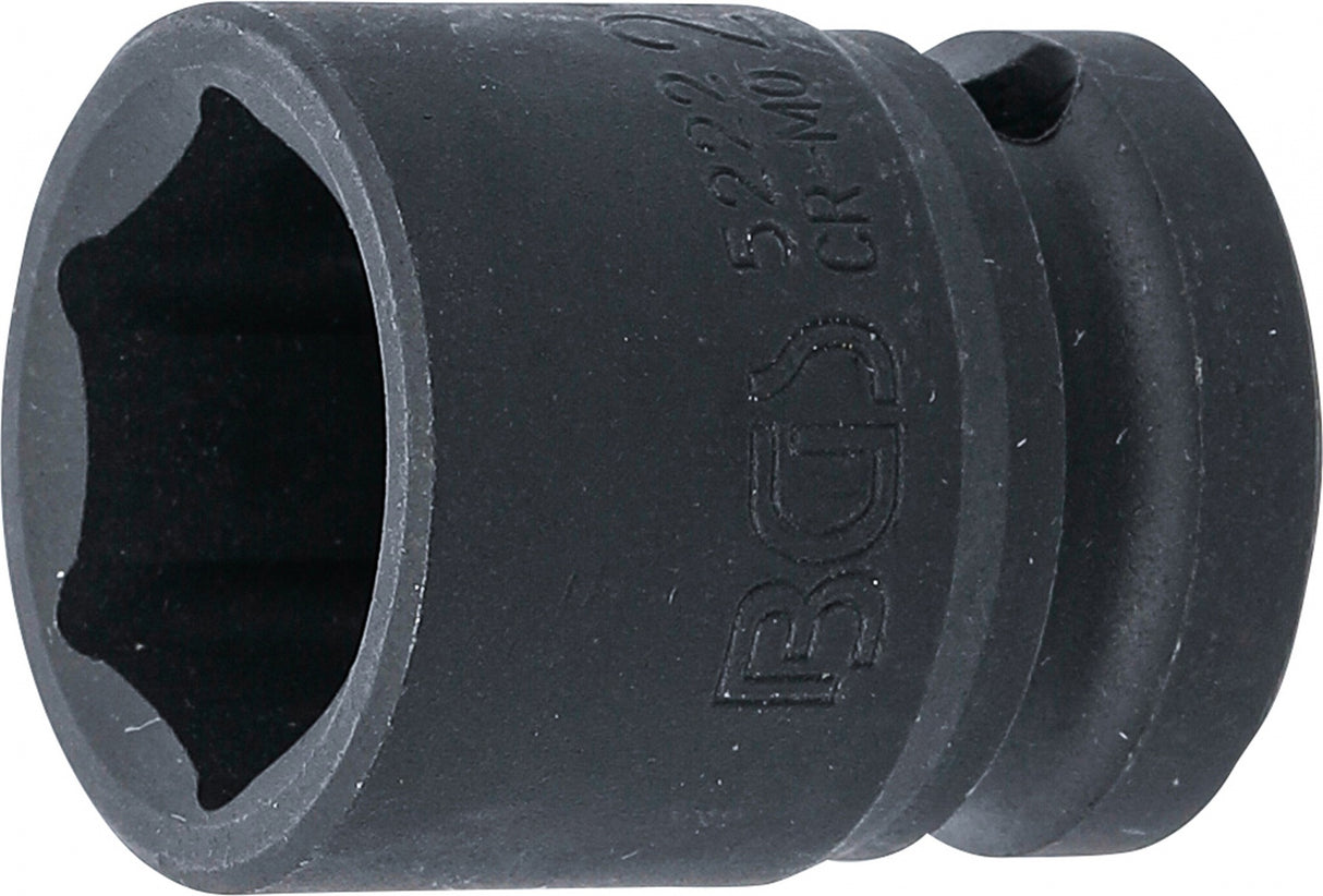 IMPACT SOCKET, HEXAGON | 12.5 MM (1/2") DRIVE | 22 MM (5222)
