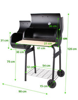 GRILL AND SMOKER, COOKING AREA: 60CM (W) (99513)