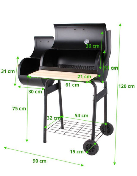 GRILL AND SMOKER, COOKING AREA: 60CM (W) (99513)