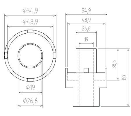GROOVE NUT SOCKET SET | 5 PCS. (67220)