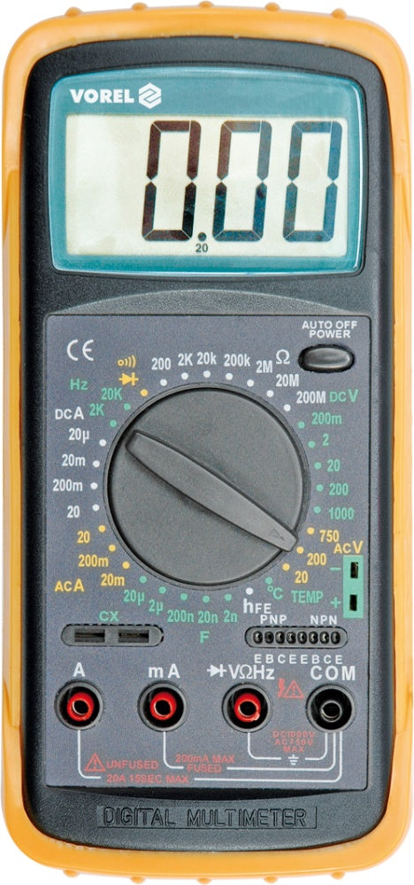 DIGITAL MULTIMETER W.TEMP.MEASUREMENT (81784)