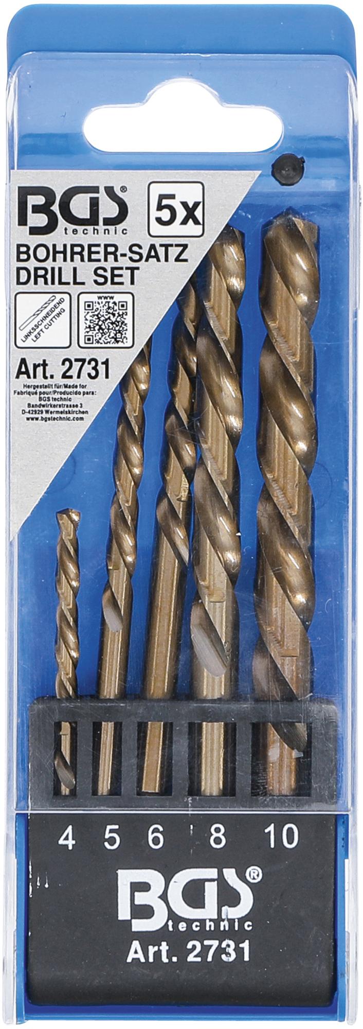 DRILL SET | LEFT CUTTING | 5 PCS. (2731)