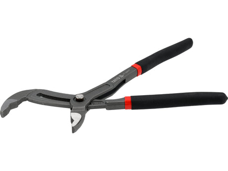 PLUMBING PLIERS FOR LARGER DIAMETER PIPES | PUSH-BUTTON LOCKING | 300 MM (YT-20897)