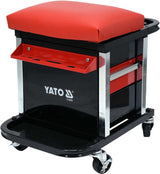 SHOP ROLLER SEAT STOOL WITH DRAWERS (YT-08790)