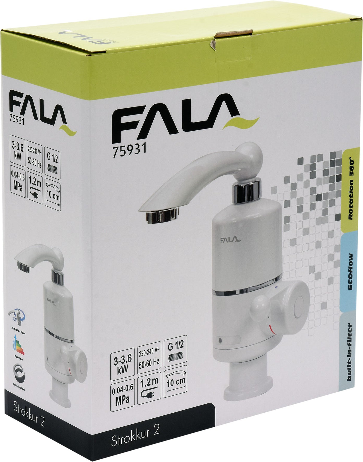 WATER HEATER BASIN TAP STROKKUR-2 (75931)