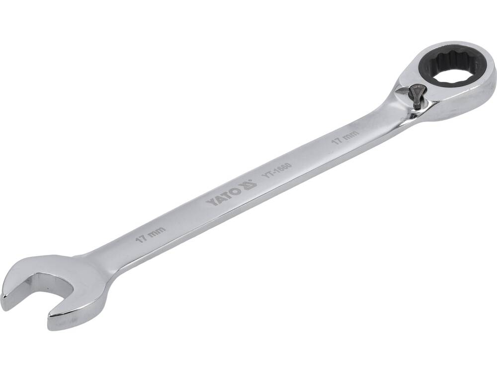 RATCHET COMBINATION WRENCH 17MM (YT-1660)