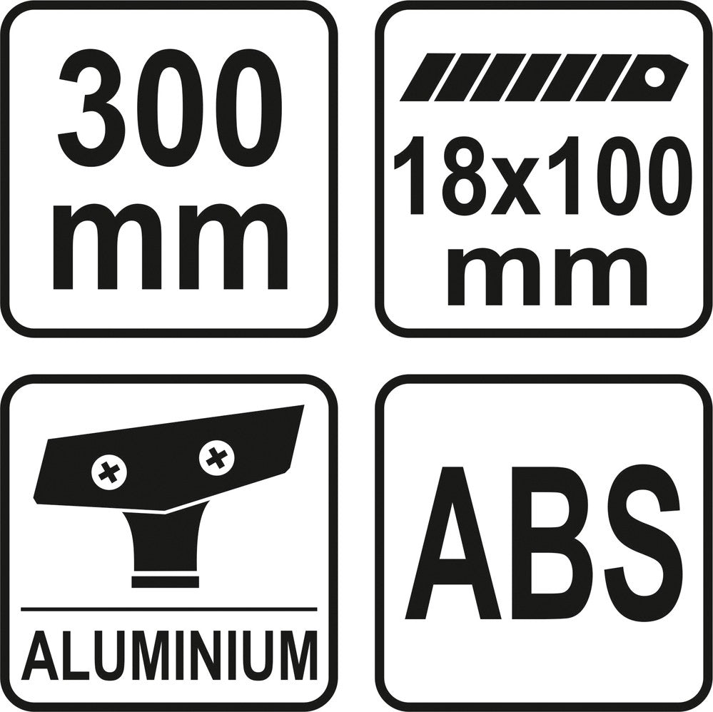 WINDOW SCRAPER 300MM (YT-7550)