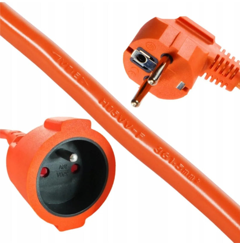 EXTENSION CABLE WITH SOCKET | 3X1.5 MM² | 20 M (H59008)