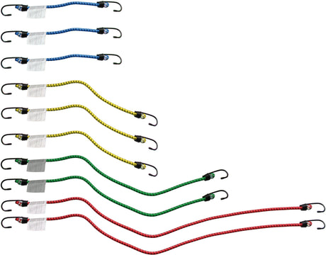 LUGGAGE SPANNER SET | 300 - 800 MM | 10 PCS. (85512)
