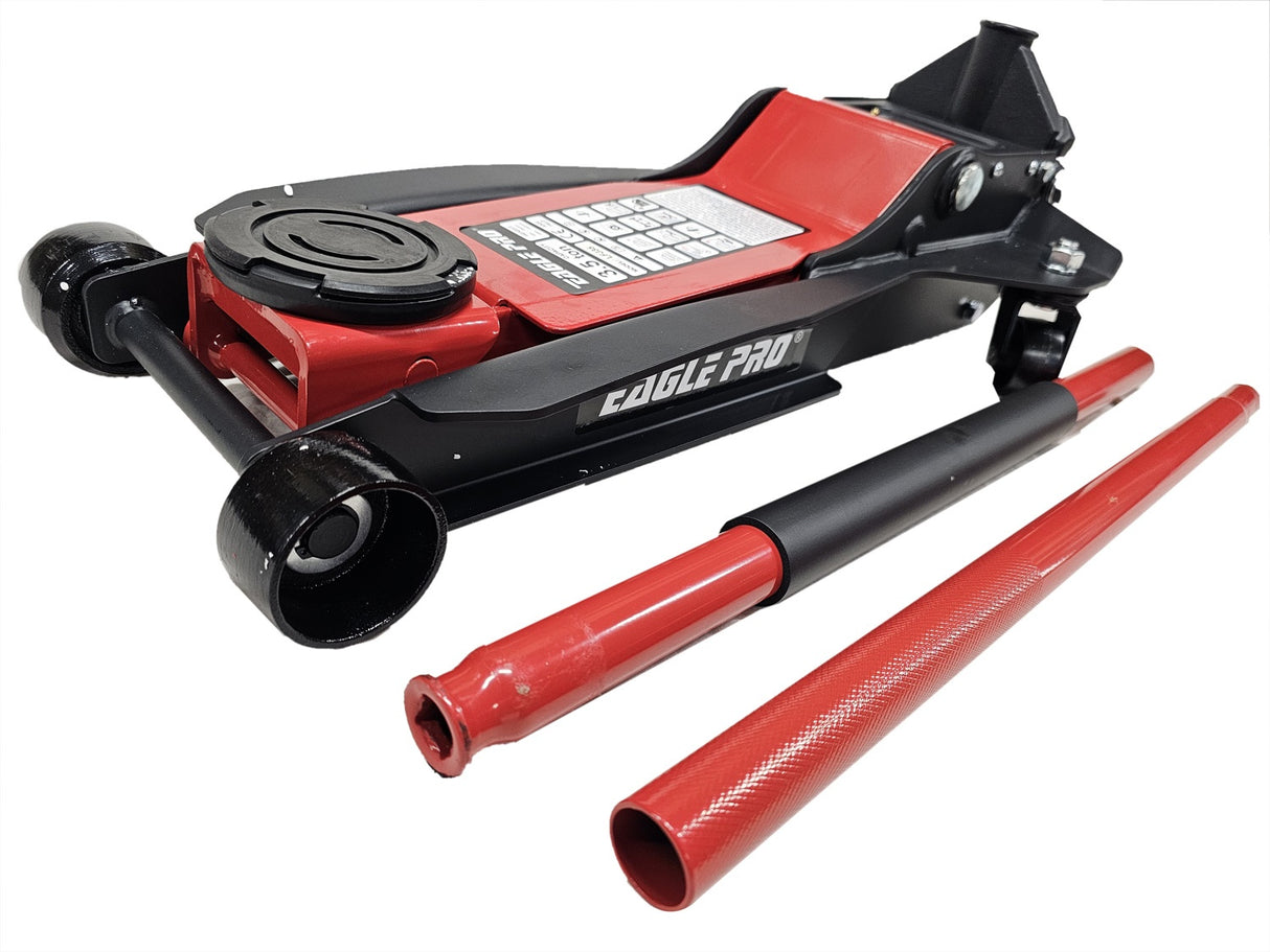 JACK ON WHEELS | HYDRAULIC | DOUBLE PISTON | 95-540 MM | 3.5 T. (LFJ35)