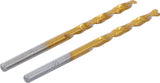 TWIST DRILL | HSS-G | TITANIUM-NITRATED | 3.0 MM | 2 PCS. (2040-3)