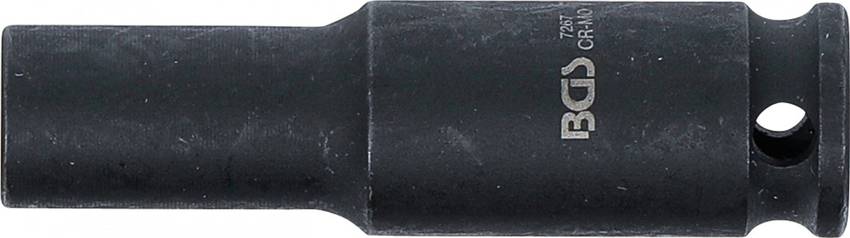 IMPACT SOCKET HEXAGON, DEEP | 6,3 MM (1/4") DRIVE | 7 MM (7267)