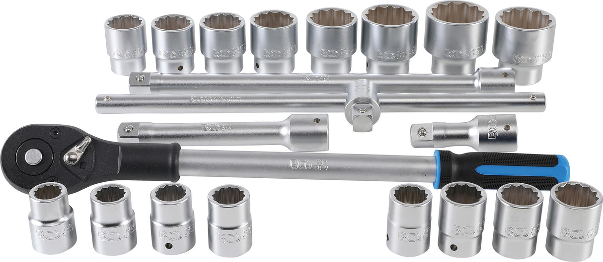 SOCKET SET 12-POINT | 20 MM (3/4") DRIVE | 21 PCS. (1223)