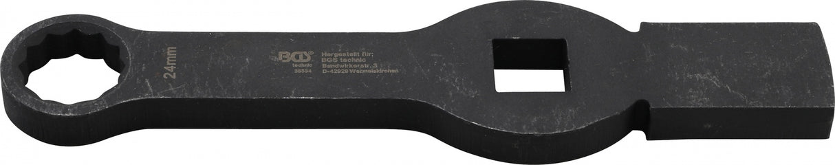 SLOGGING RING SPANNER | 12-POINT | WITH 2 STRIKING FACES | 24 MM (35334)