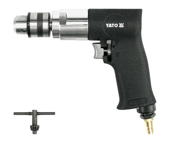 PNEUMATIC DRILL 1.5 - 10 MM, 1 800 RPM (YT-0970)