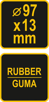 RUBBER PAD (80107)