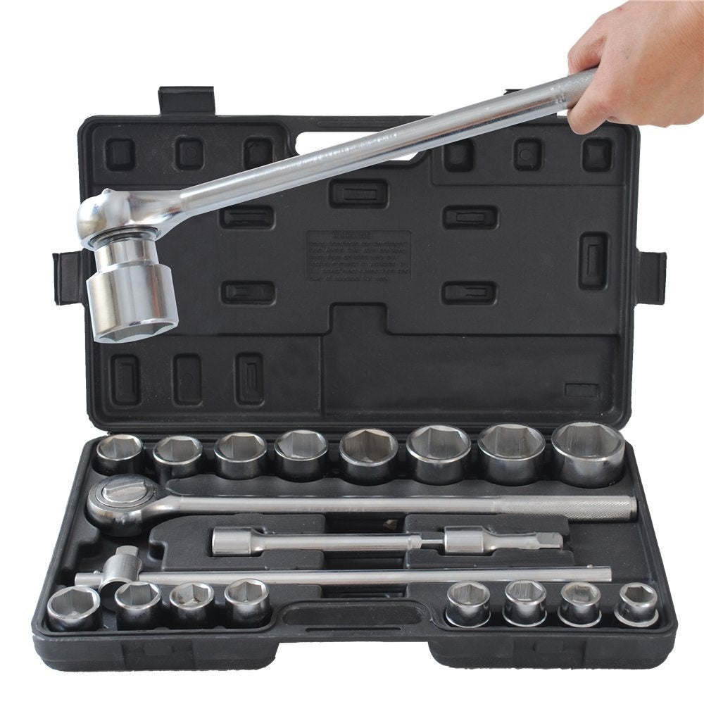 6-POINT SOCKET SET | 20 MM (3/4") | 21 PCS. (ES-4226)
