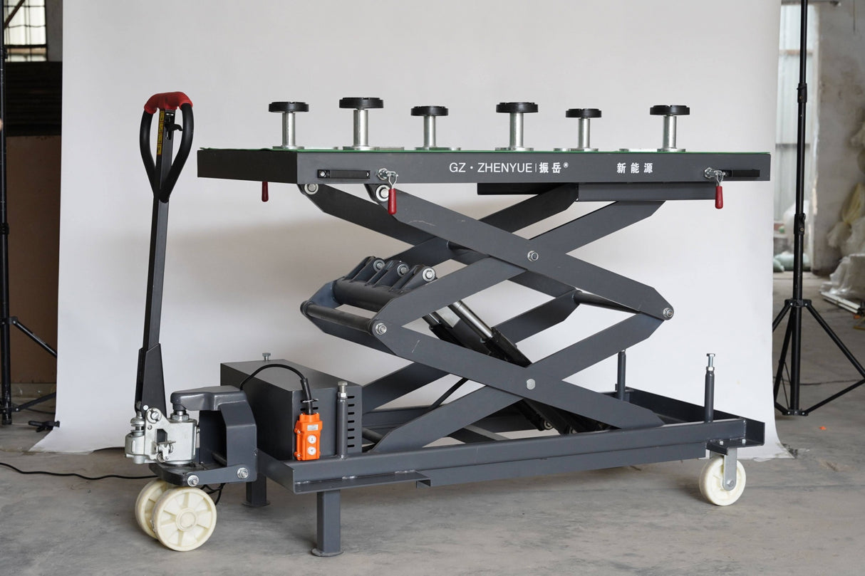 ELECTRIC VEHICLE BATTERY REMOVAL AND LIFTING SCISSOR PLATFORM (H2100)