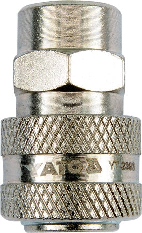 QUICK COUPLER 1/4"(F)X1/4"(F) (YT-2393)