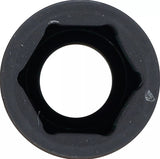 IMPACT SOCKET HEXAGON, DEEP | 12.5 MM (1/2") DRIVE | 16 MM (7216)