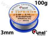 SOLDER SN60PB40 3.0MM 100G (76826)
