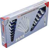 DOUBLE RING SPANNER SET | OFFSET | 6 X 7 - 20 X 22 MM | 8 PCS. (1213)