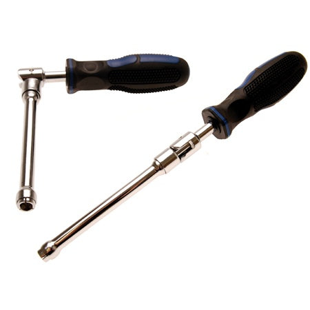 FLEX HANDLE 8 MM FOR BOLTS WITH JOINT FOR HOSE CLAMPS AND OTHERS (8354)