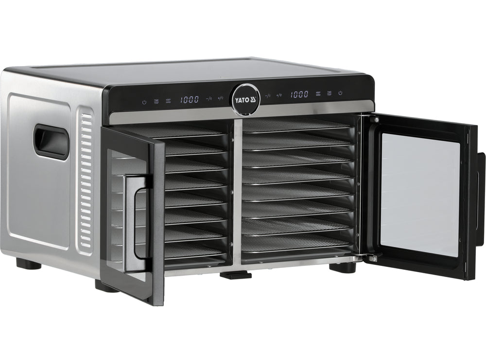 FOOD DEHYDRATOR: MUSHROOMS / BERRIES / FRUIT ETC. | 16 TRAYS | 1400W (YG-16000)