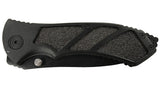 FOLDING KNIFE | BLACK FINISH WITH MATTE TEXTURE | 20 CM (FK8)