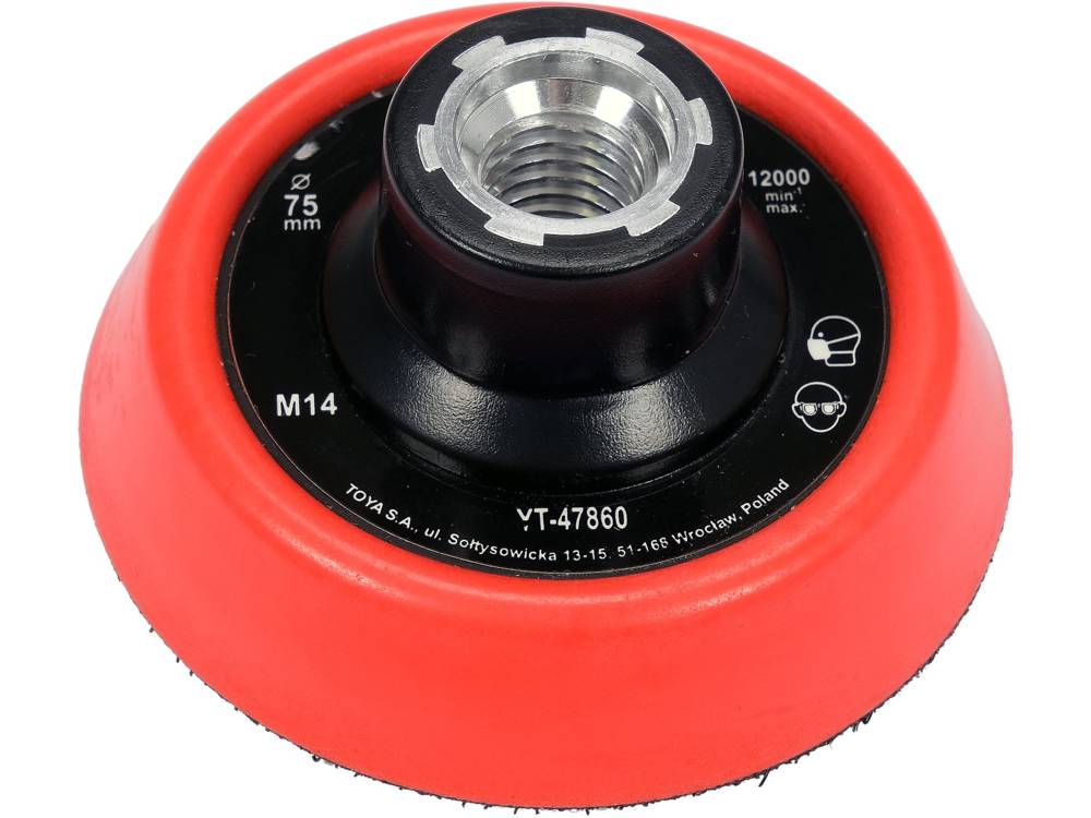 HOOK AND LOOP BACKING PAD 75MM M14 (YT-47860)