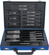 HAMMER DRILL SET | SDS SHAFT | CARBIDE TIPPED | 4 - 12 MM | 56 PCS. (7894)