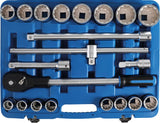 SOCKET SET | 20 MM (3/4") | INCH SIZES | 21 PCS. (1107)