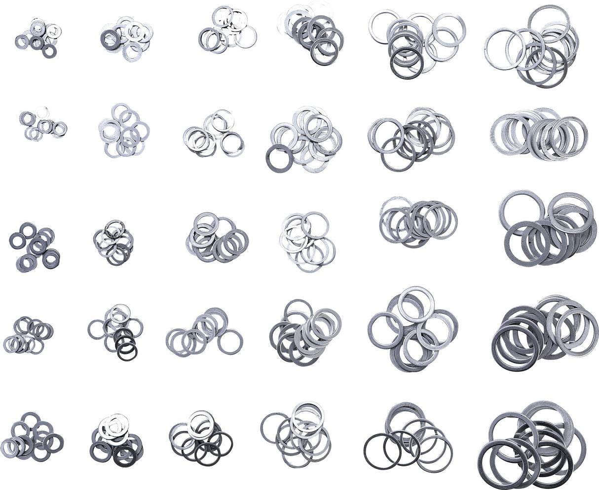 SEAL RING ASSORTMENT | ALUMINIUM | 300 PCS. (8143)