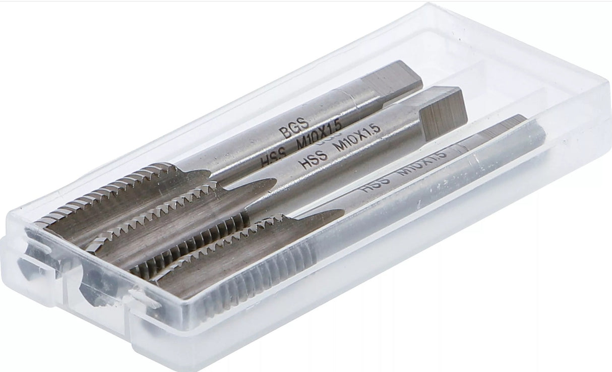 TAP SET | STARTER, PLUG, BOTTOMING TAP | HSS-G | M10 X 1.5 | 3 PCS. (935)