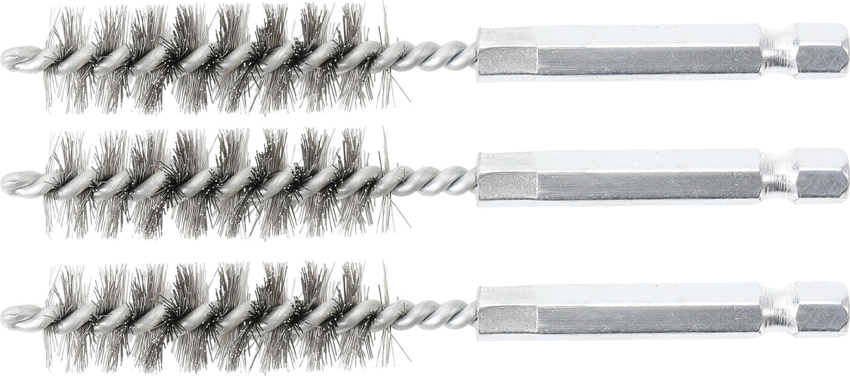 STEEL BRUSH | 13 MM | 6.3 MM (1/4") DRIVE | 3 PCS. (3078-13-S)