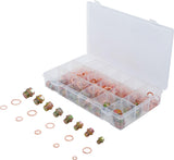 OIL DRAIN PLUG SCREWS AND COPPER SEAL RING ASSORTMENT | 534 PCS. (8118)