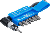 ANGLED SCREWDRIVER WITH 7 DOUBLE ENDED BITS | 6.3 MM (1/4") DRIVE | 8 PCS. (20805)