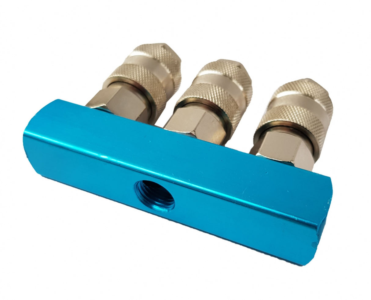 AIR DISTRIBUTOR | 3 SOCKETS | 1/4" (LF-17)