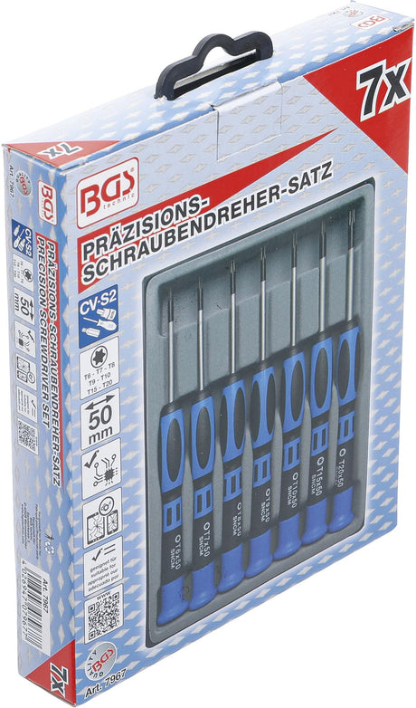PRECISION SCREWDRIVER SET | T-STAR (FOR TORX) | 7 PCS. (7967)
