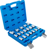 SOCKET SET, HEXAGON | 12.5 MM (1/2") DRIVE | 8 - 32 MM | 19 PCS. (9131)