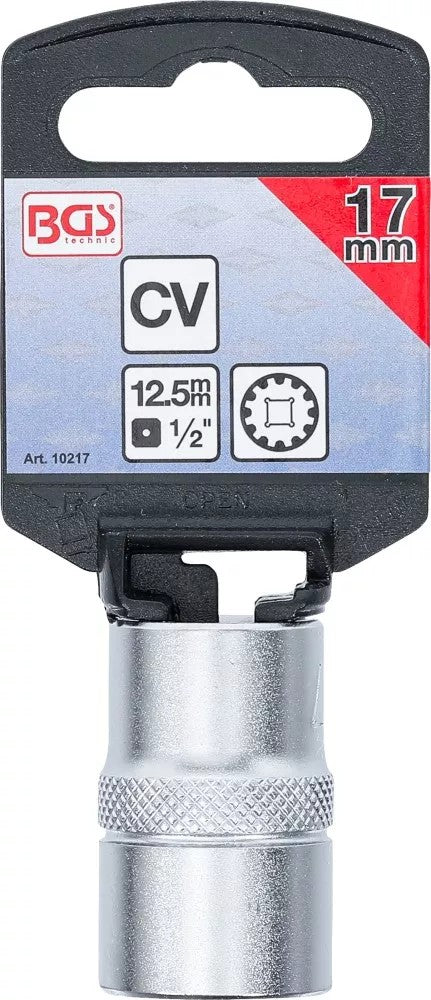 SOCKET, GEAR LOCK | 12.5 MM (1/2") DRIVE | 17 MM (10217)
