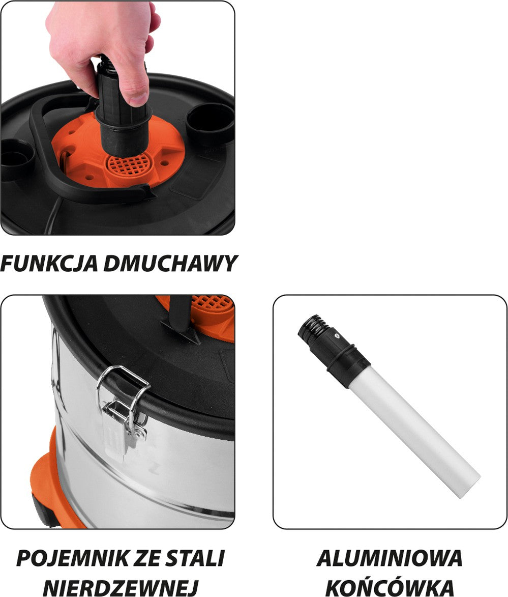 ASH CLEANER 20L 800W (78870)