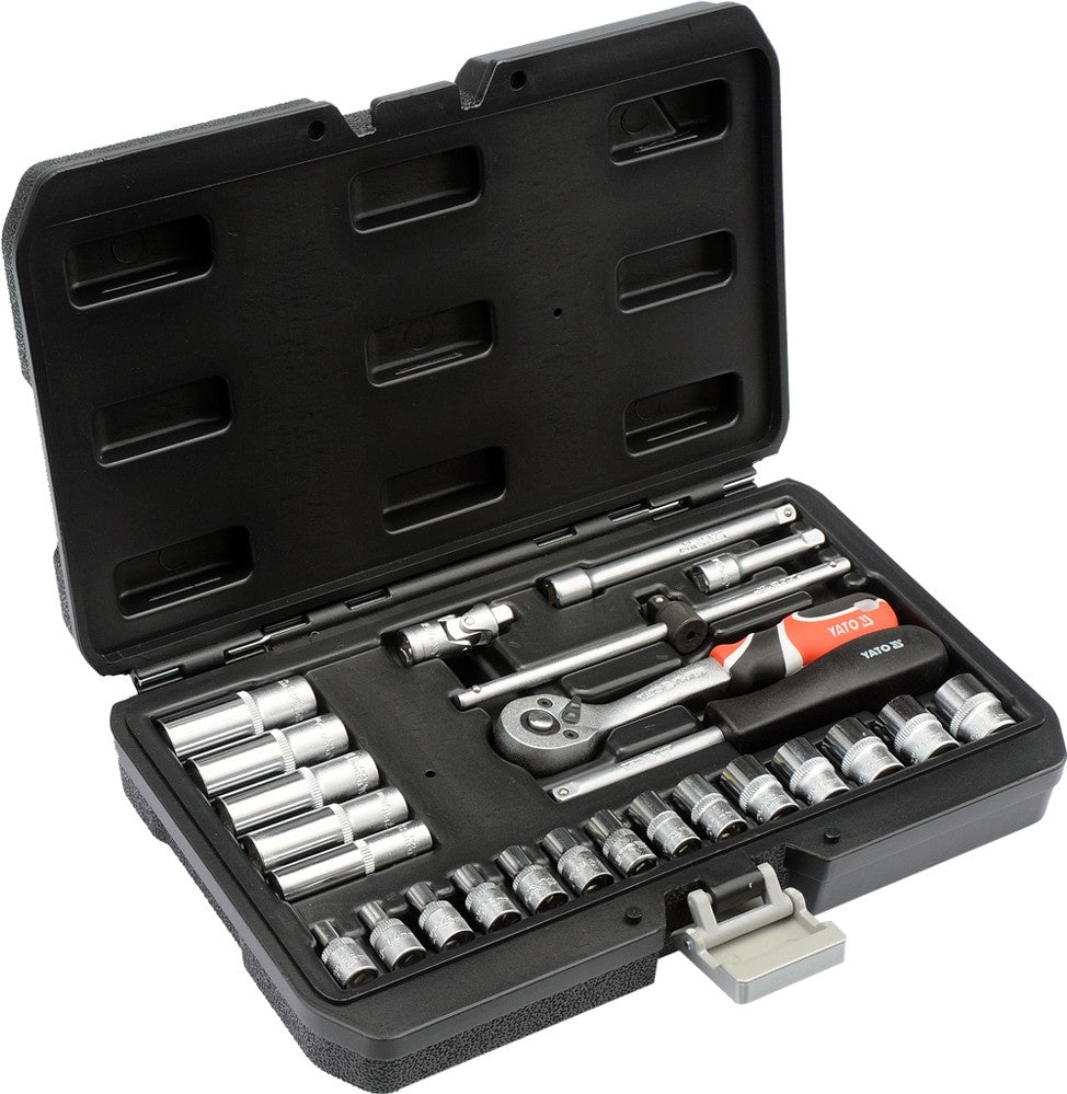SOCKET SET 1/4" 25PCS (YT-14461)